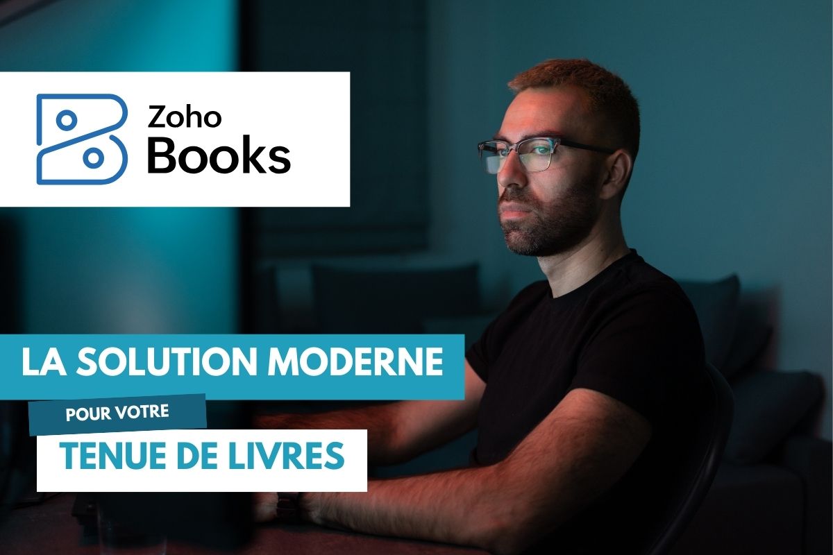 Image d'illustration démontrant que Zoho Books est la solution a privilégier pour la tenue de livre pour les PME du Québec